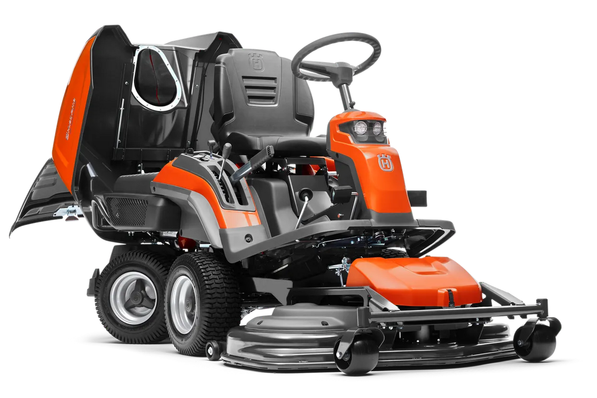 Trattorino Rider Husqvarna RC 320Ts AWD 635 cc – Raccolta 300 L (Senza Piatto)