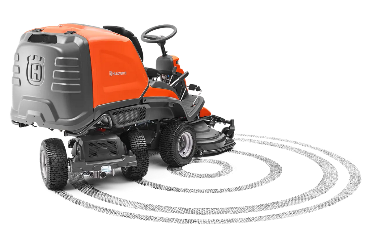 Trattorino Rider RC 320Ts AWD, Raccolta e Trazione 4x4