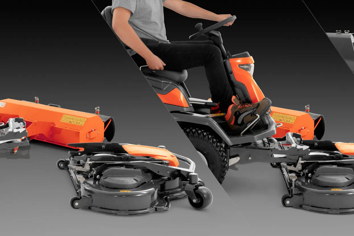 Trattorino Rider Husqvarna R 420TsX AWD 726 cc (Senza Piatto)