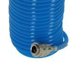 Tubo Aria Compressa Kibani 10 Metri PE 10 Bar Innesto Rapido 1/4"
