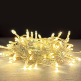 Luci Natalizie 30 metri  - Luci di natale bianco Caldo - per interno ed esterno