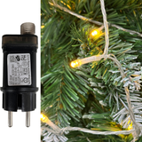 Luci Natalizie 30 metri  - Luci di natale bianco Caldo - per interno ed esterno