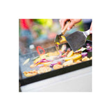 Le Marquier AMALIA PRO 375 – Piastra Liscia a Gas Nera in Ghisa Smaltata con Bruciatori Inox