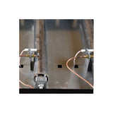 Le Marquier AMALIA PRO 375 – Piastra Liscia a Gas Nera in Ghisa Smaltata con Bruciatori Inox