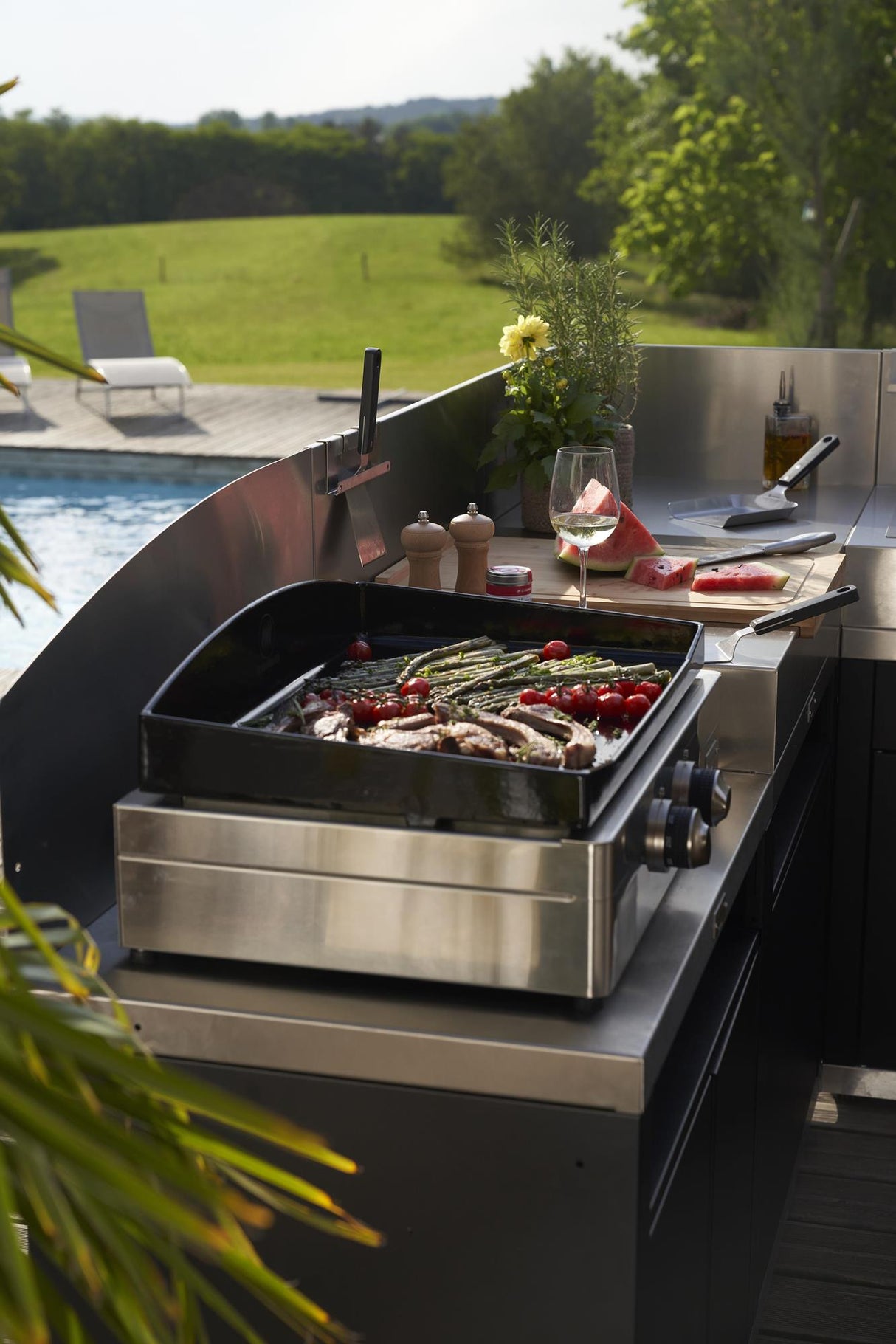 Piastra Elettrica Le Marquier Allure 260 Inox 3,4kW Professionale