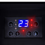 Termoventilatore con effetto fiamma 3D 2000W – PTC ceramico, telecomando, timer 24h