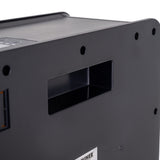 Termoventilatore con effetto fiamma 3D 2000W – PTC ceramico, telecomando, timer 24h
