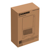 Termoventilatore con effetto fiamma 3D 2000W – PTC ceramico, telecomando, timer 24h