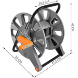 Carrello avvolgitubo per giardino con manovella – universale, max 60 m, raccordo rapido