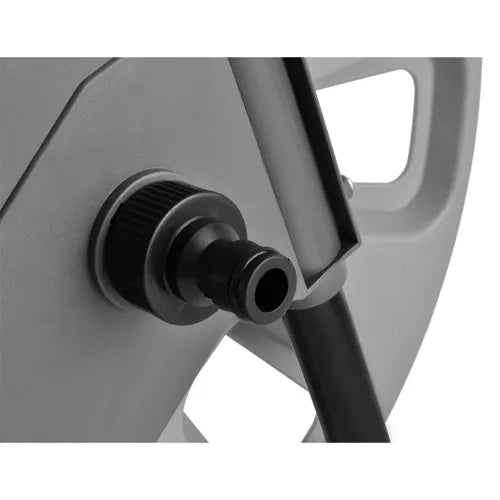 Carrello avvolgitubo per giardino con manovella – universale, max 60 m, raccordo rapido