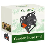 Carrello avvolgitubo per giardino con manovella – universale, max 60 m, raccordo rapido
