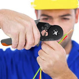 Pinza crimpatrice per capicorda 0,25-10 mm² – con 500 capicorda assortiti