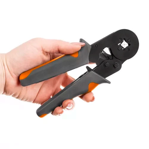 Pinza crimpatrice per capicorda 0,25-10 mm² – con 500 capicorda assortiti
