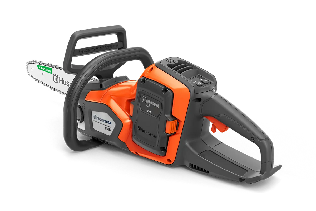 Motosega a Batteria Husqvarna 215i 36V – Barra 30 cm, con Batteria e Caricabatterie