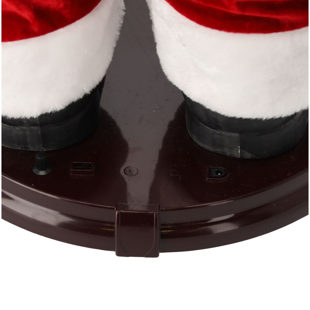 Babbo Natale che Balla con i Regali e Musica 150 cm