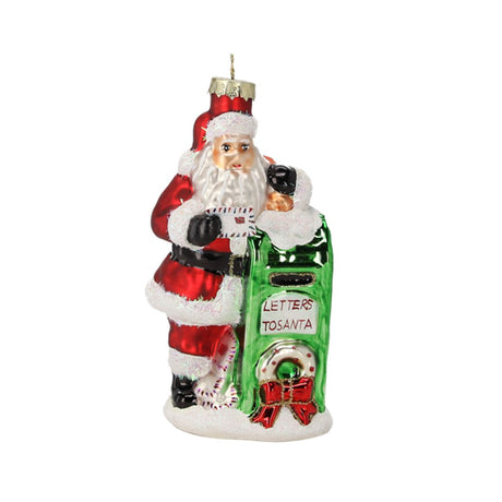 Pallina di Natale in vetro Babbo Natale