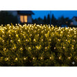 Tenda luminosa a rete 320 LED bianco caldo