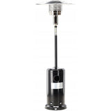 Stufa a fungo a gas 13 kW 221 cm acciaio verniciato nero