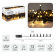 Catena luminosa 500 LED bianco caldo