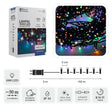 Catena luminosa 1000 LED multicolor con flash