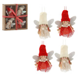 Set 4 addobbi angioletti con berretto