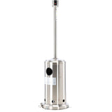 Stufa a fungo a gas 13 kW 221 cm acciaio inox