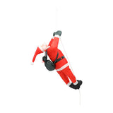 Babbo Natale che si Arrampica sulla Corda 90 cm – Decorazione da Esterno