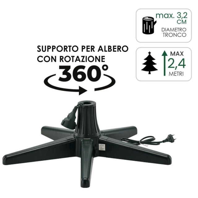 Supporto girevole per albero di Natale