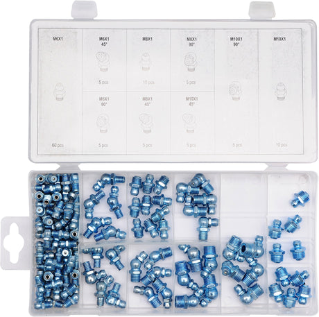 Assortimento di Nippli per Grasso Metrico – 110 pezzi