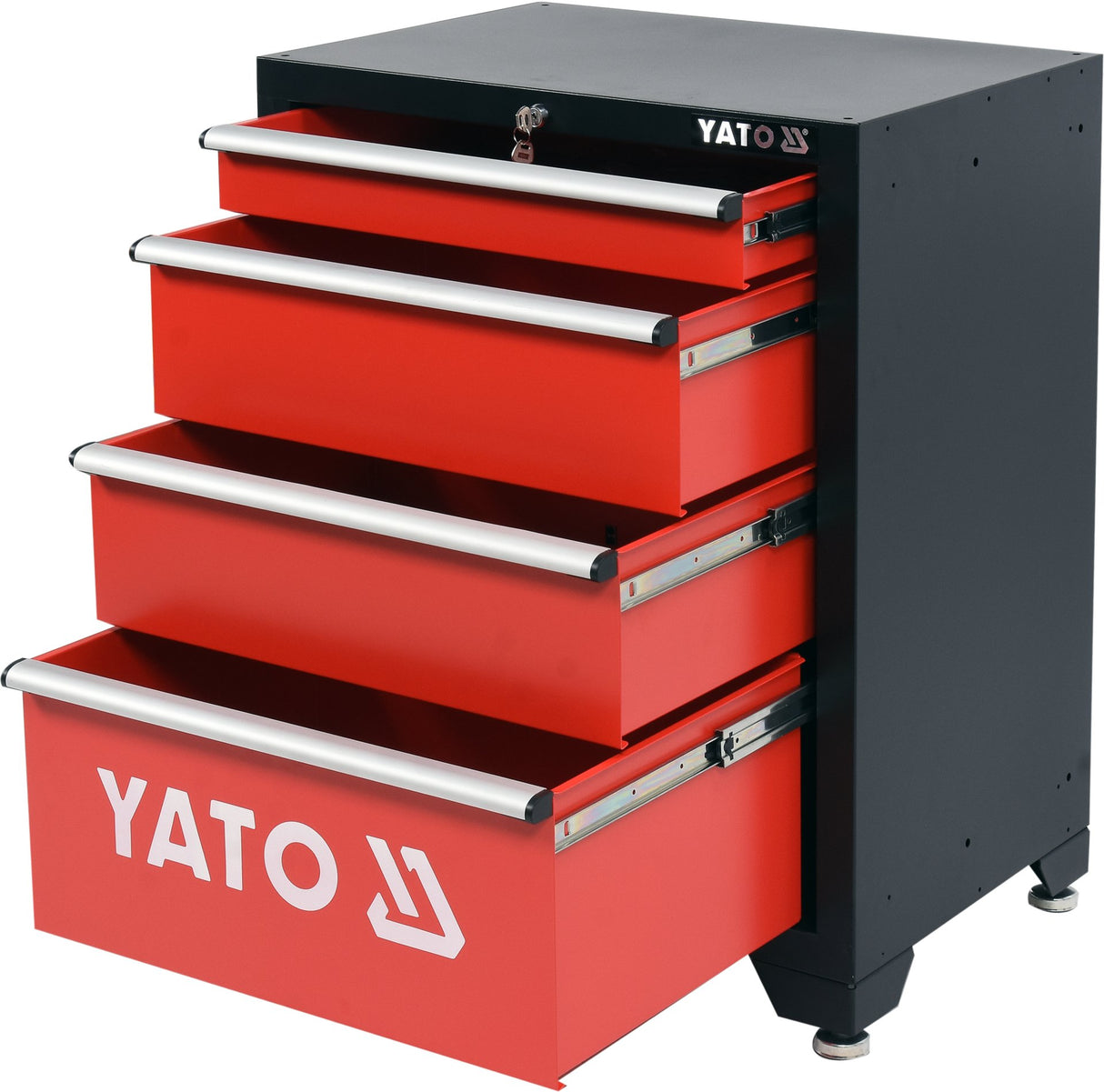 Mobile Officina Yato 4 Cassetti 66 cm in Acciaio