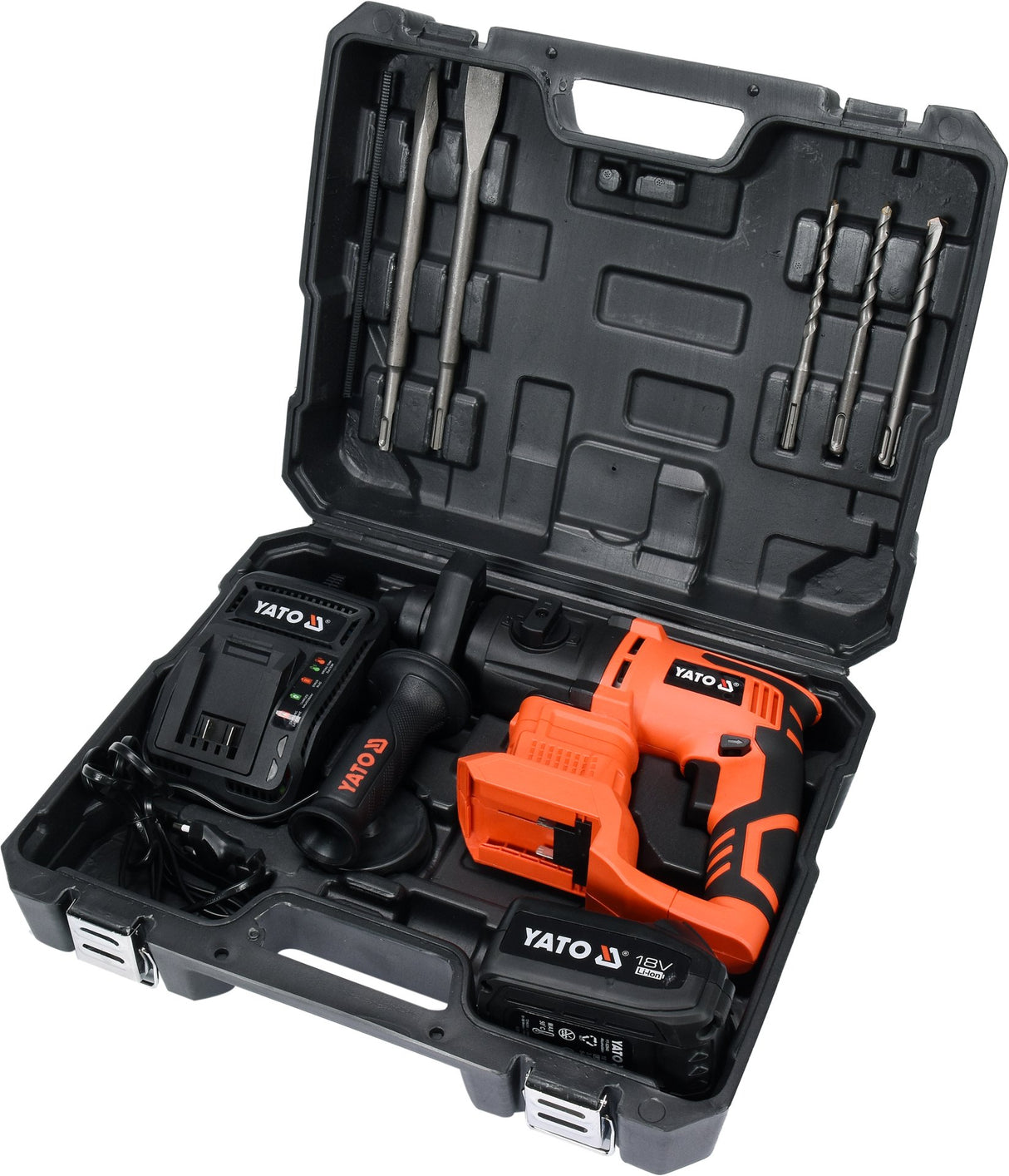 Trapano SDS-Plus Yato 18V 3Ah Professionale