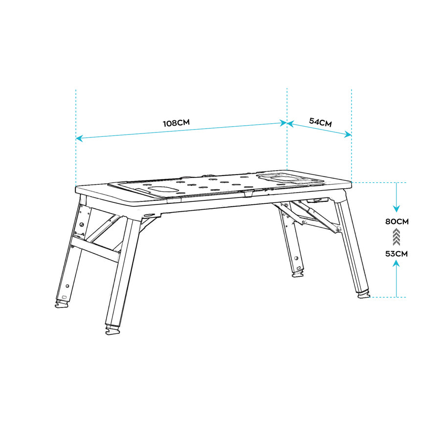 Carrello Officina Professionale - Banco da Lavoro Multiuso  7 in 1