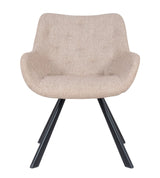 Sessel Wohnzimmer Modell Jake Stoff - Beige