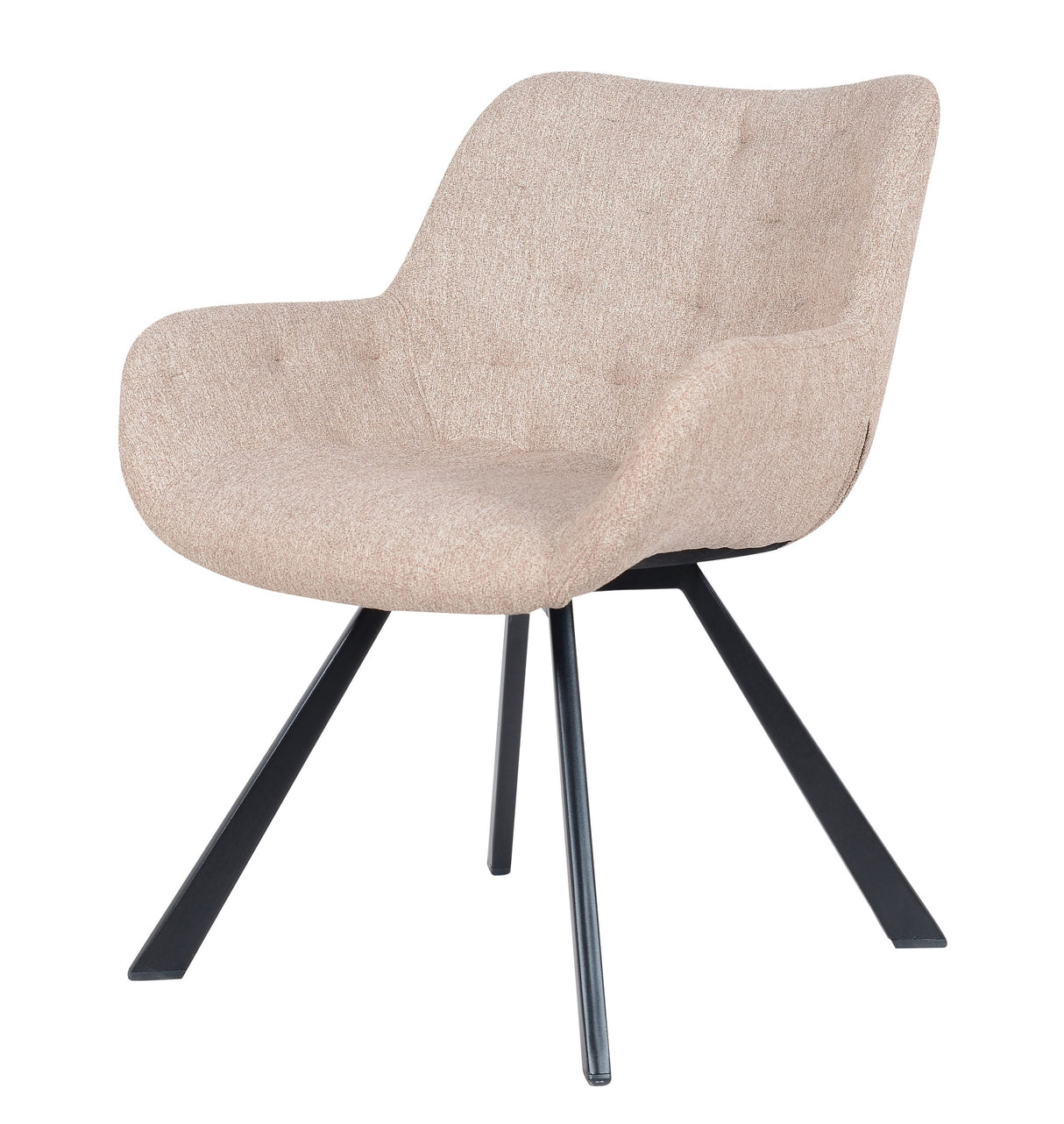 Sessel Wohnzimmer Modell Jake Stoff - Beige