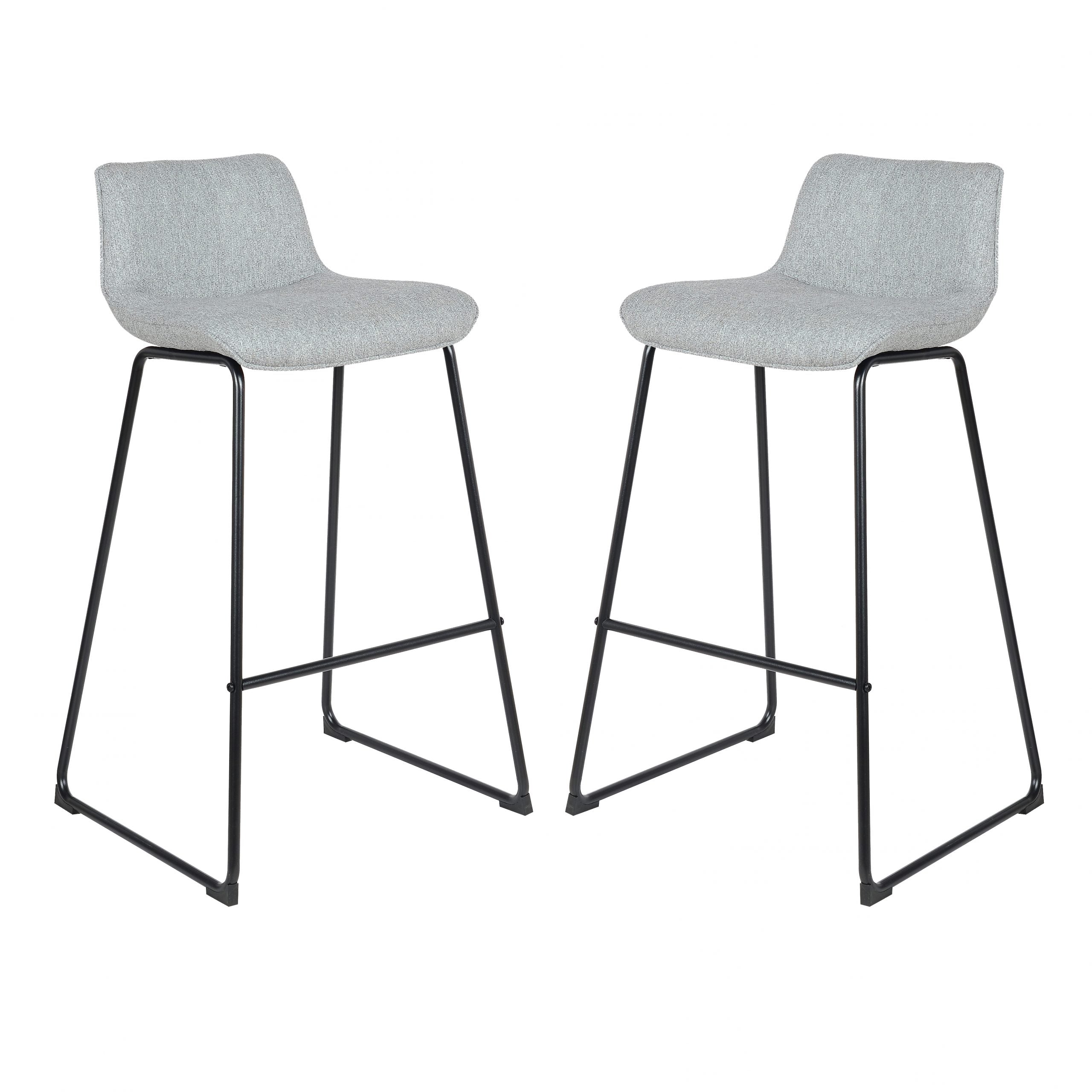 Sgabello Bar 2023 Modello Florence Tessuto Grigio
