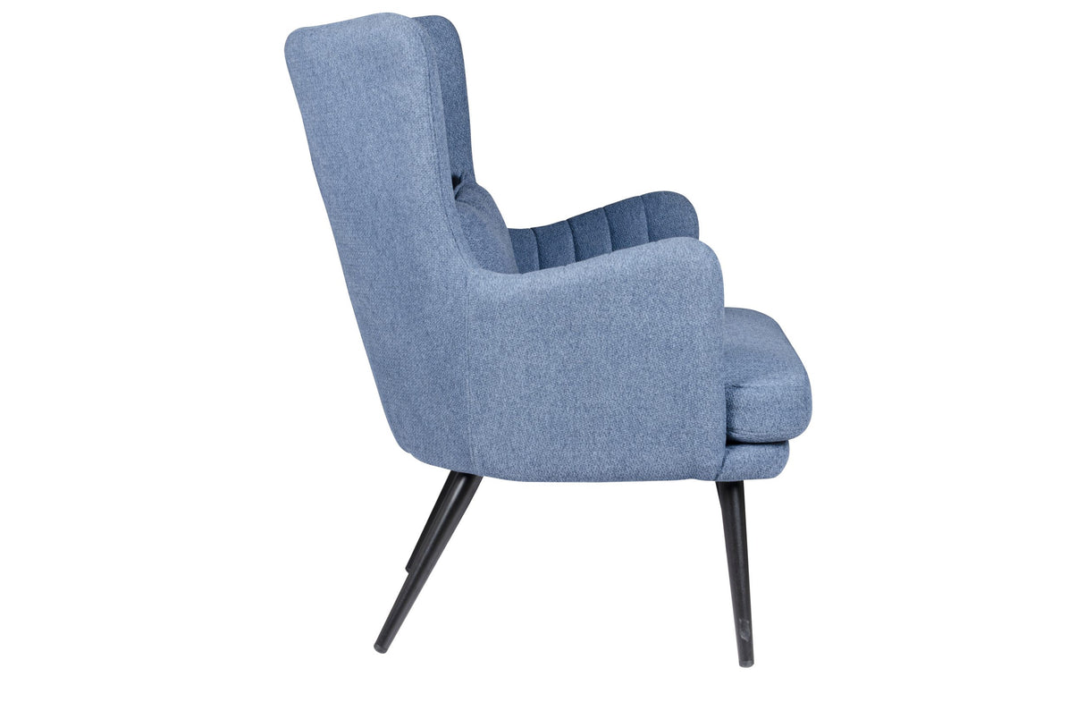 Chaise Alora Charlie – Bleu Foncé – Tissu