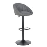 2 Pièces Tabouret de Bar nouveauté 2021 modèle Berlin - Noir