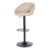 2 Pièces Tabouret de Bar nouveauté 2021 modèle Berlin - Beige