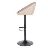 2 Pièces Tabouret de Bar nouveauté 2021 modèle Berlin - Beige