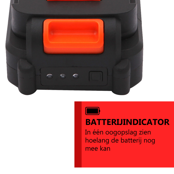 Tassellatore trapano a percussione a batteria Kibani 18V - Incl. batteria da 2000 mAh e caricabatteria - Velocità variabile