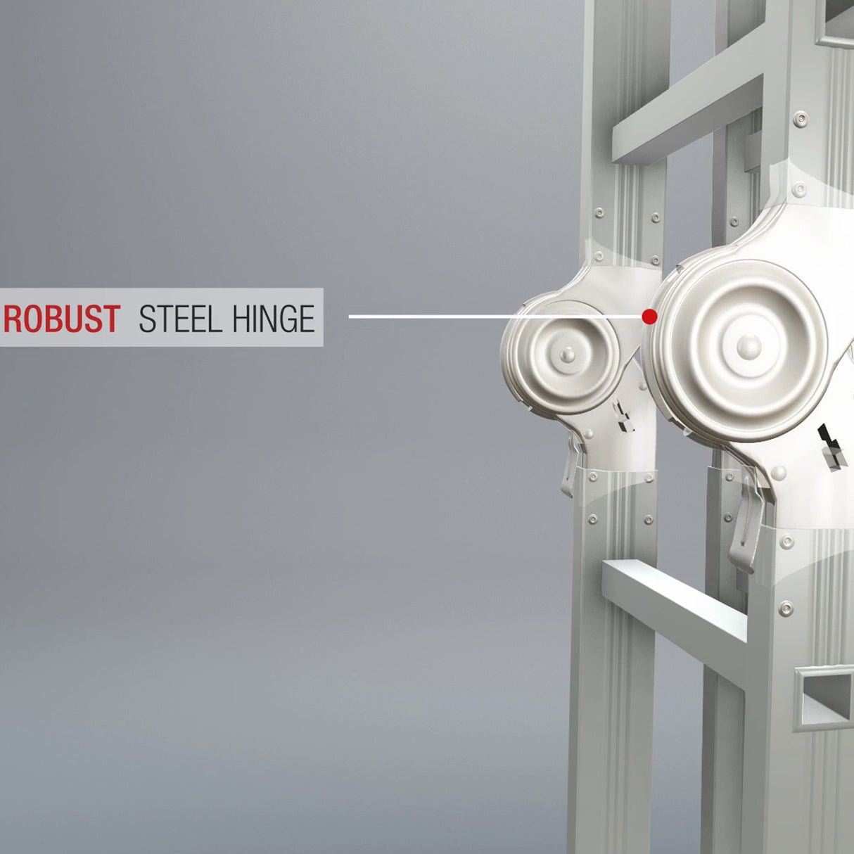 Mehrzweck-Aluminiumleiter in 7 verschiedenen Positionen Herzberg hg-5002