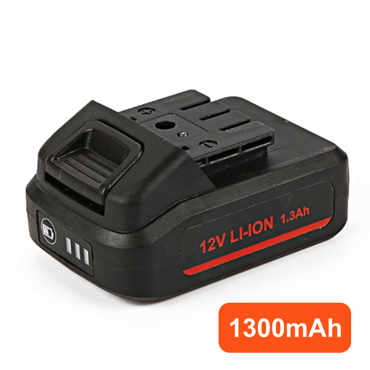 Batteria agli ioni di litio Kibani - 12V - 1300mAh - Indicazione LED - Adatto a tutti gli avvitatori Kibani