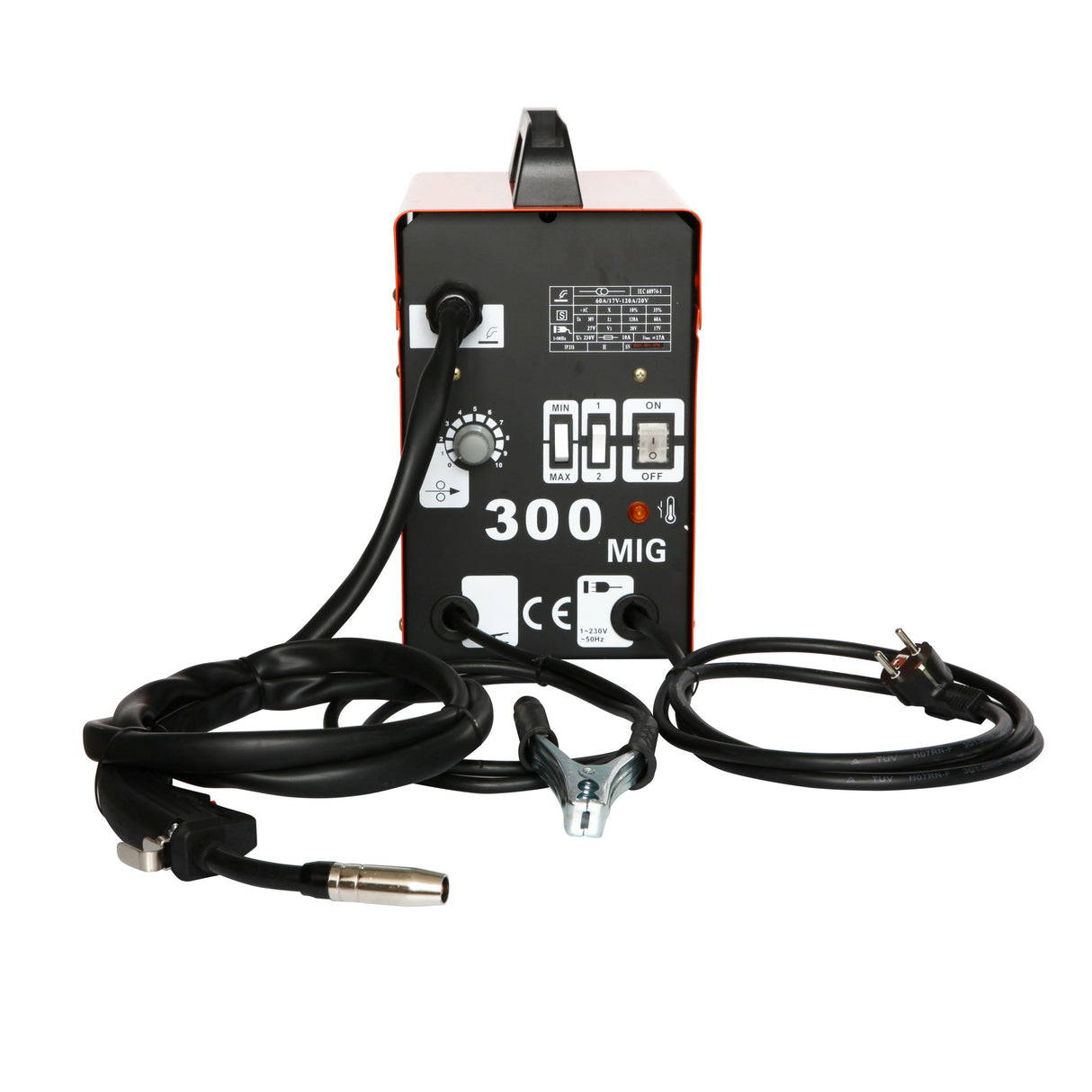 Poste à souder Kibani Mig 300 - Poste à souder Mig mag - Technologie inverseur IGBT - Convertisseur semi-automatique MIG 300 - Poste à souder électrique
