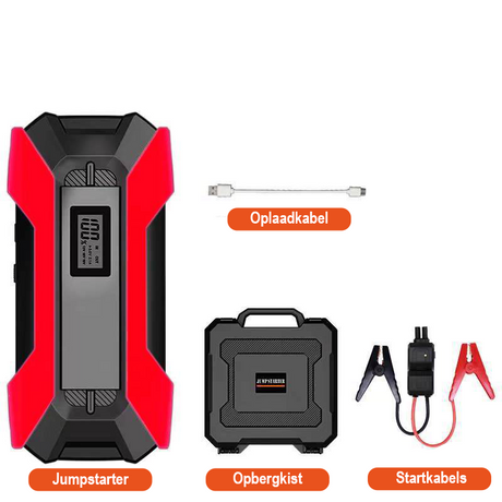 Booster auto Avviatore di emergenza 4 in 1 12.000mAh  + power bank + torcia - 800A -