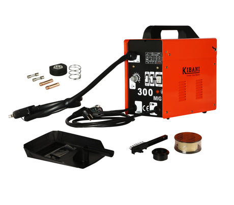 Saldatrice Kibani Mig 300 - Saldatrice mig mag -Tecnologia inverter IGBT - Convertitore semiautomatico MIG 300 -Ssaldatrice elettrica