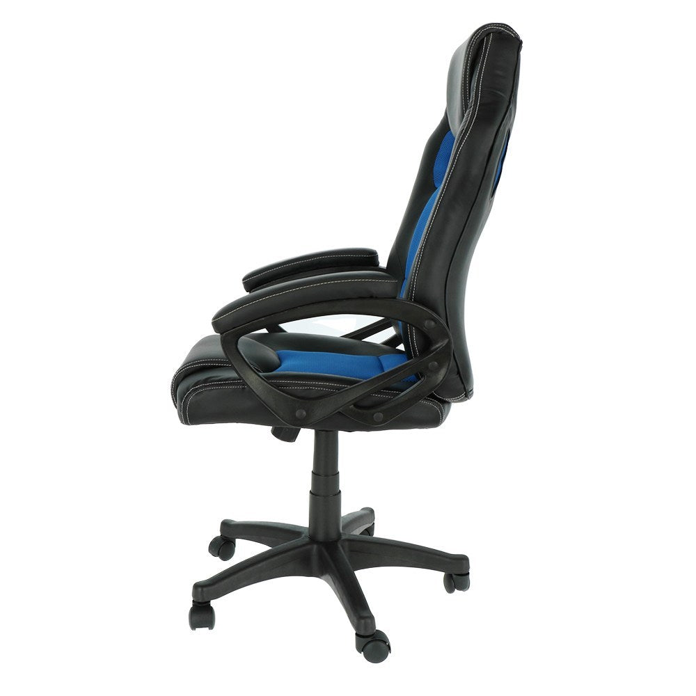 Sedia da gaming blu - Ufficio - Racing poltrona studio ruote girevoli sportiva